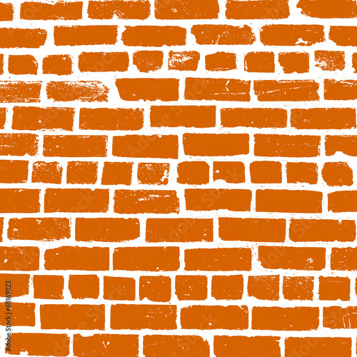 Simple vector background of old brickwork design