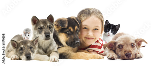 child and set pets