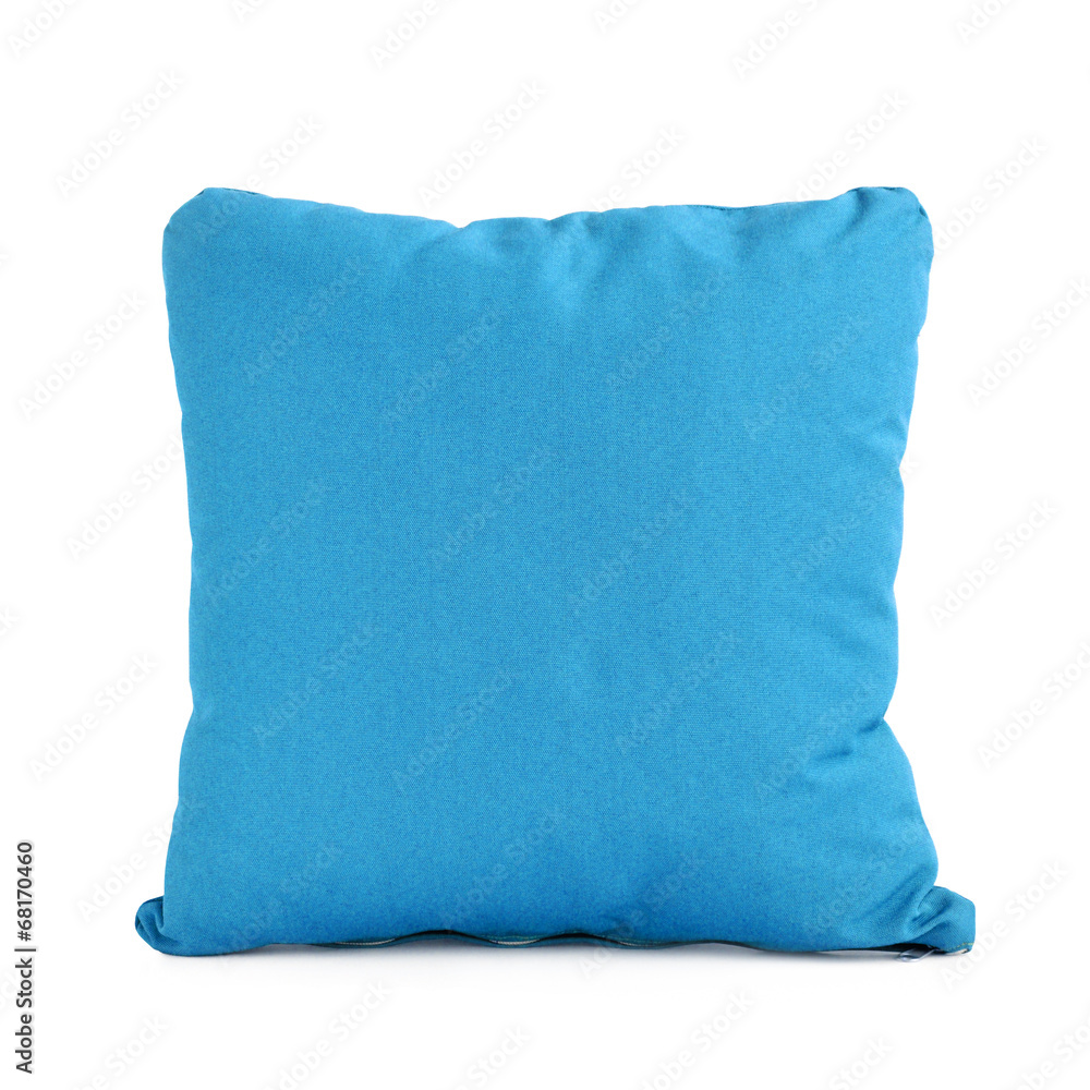 Small blue pillow or cushion