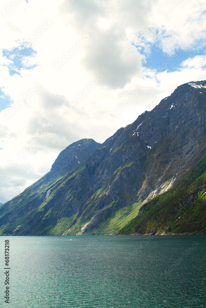 Northern Norwegian fjords. Northern Norwegian fjords.