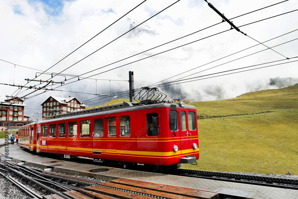 Jungfrau Bahn in Eiger Gletscher Railwaystation, Switzerland