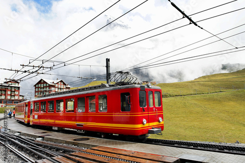 Jungfrau Bahn in Eiger Gletscher Railwaystation, Switzerland #68173809