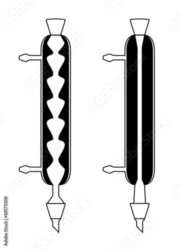 Illustration of chemical condensers