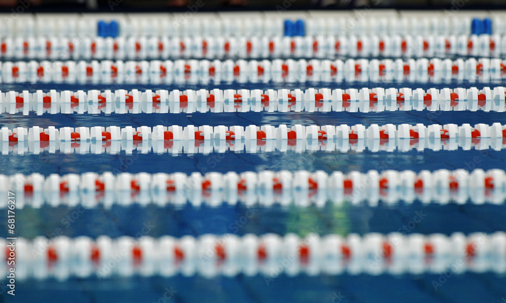 Obraz premium Carriles de Natacion