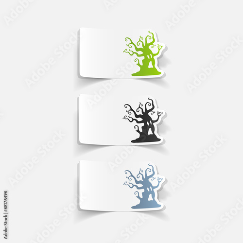 realistic design element: tree