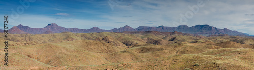 Panorama of table mountains