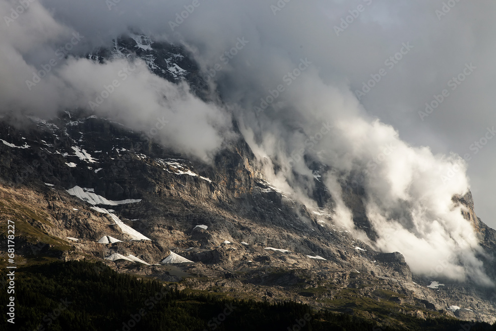 Eiger Peak (3970m), Berner Oberland, Switzerland - UNESCO Heritage