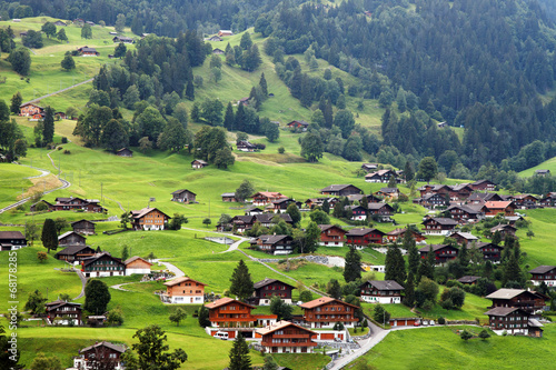 Grindelwald Village in Berner Oberland, Switzerland #68178285