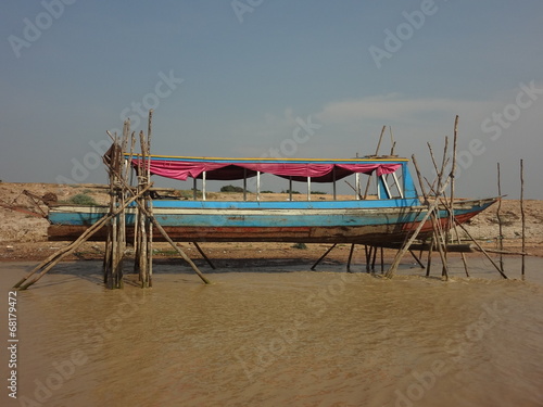 Boat on the repair.