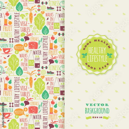 healthy lifestyle background