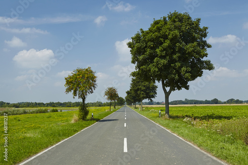 Landschaft mit Strasse