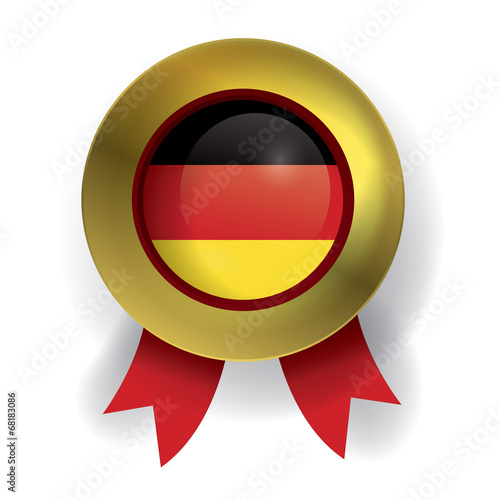 Germany Seal  German Flag  vector Art 