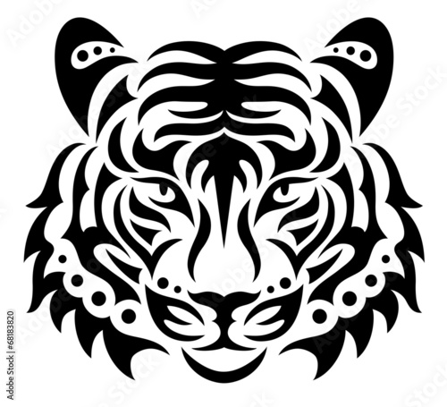 Fototapeta Naklejka Na Ścianę i Meble -  Head of a tiger.