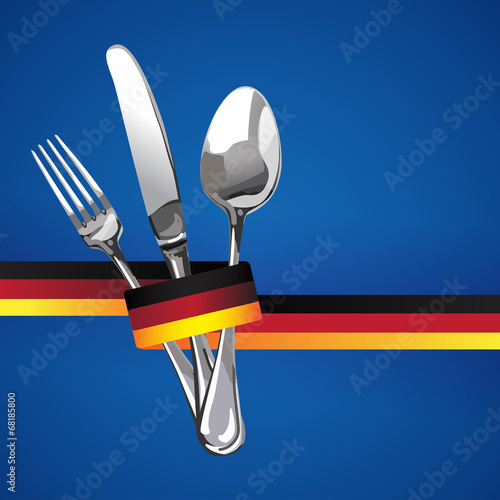 German Restaurant Catering Gastroservice Logo