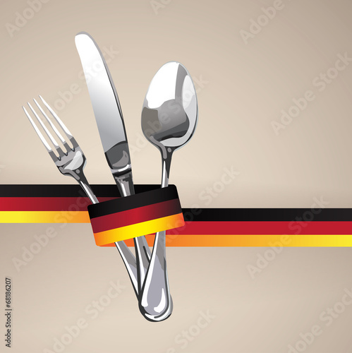 German Restaurant Catering Gastroservice Logo