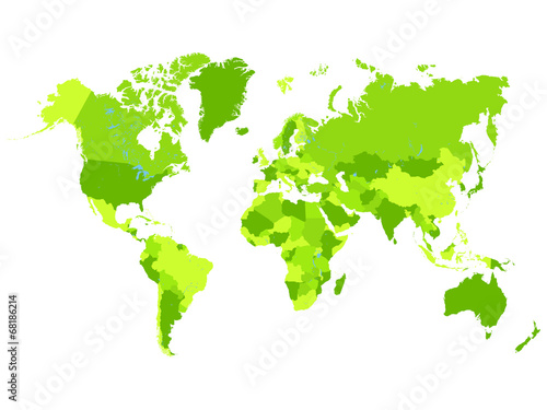 World Map Vector Illustration #68186214