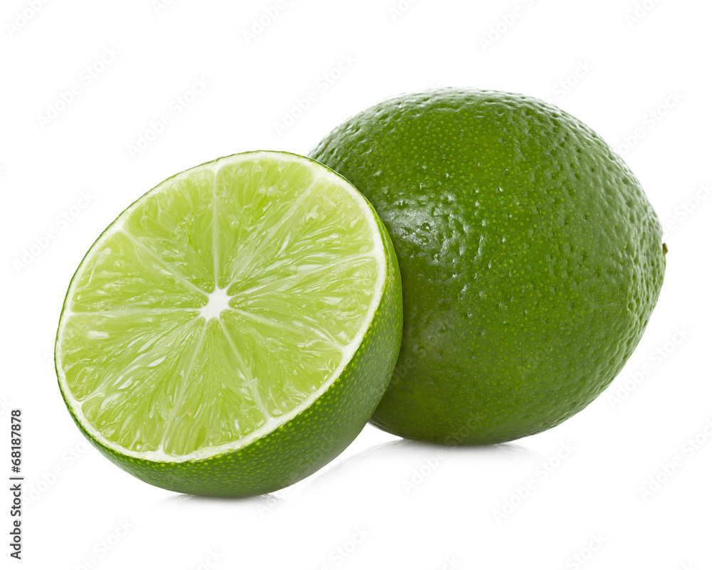 lime isolated on white background lime isolated on white background