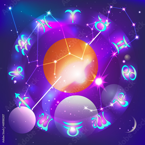 Horoscope circle