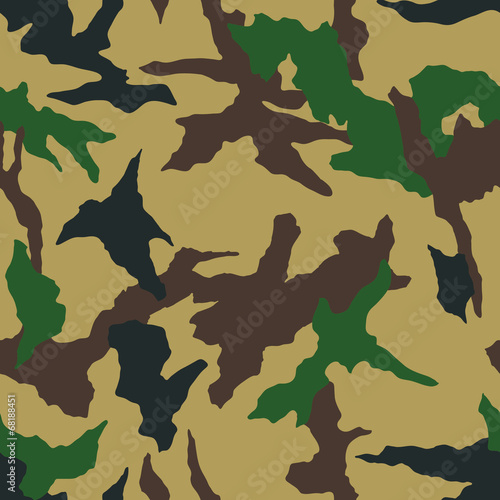 Camouflage pattern seamless