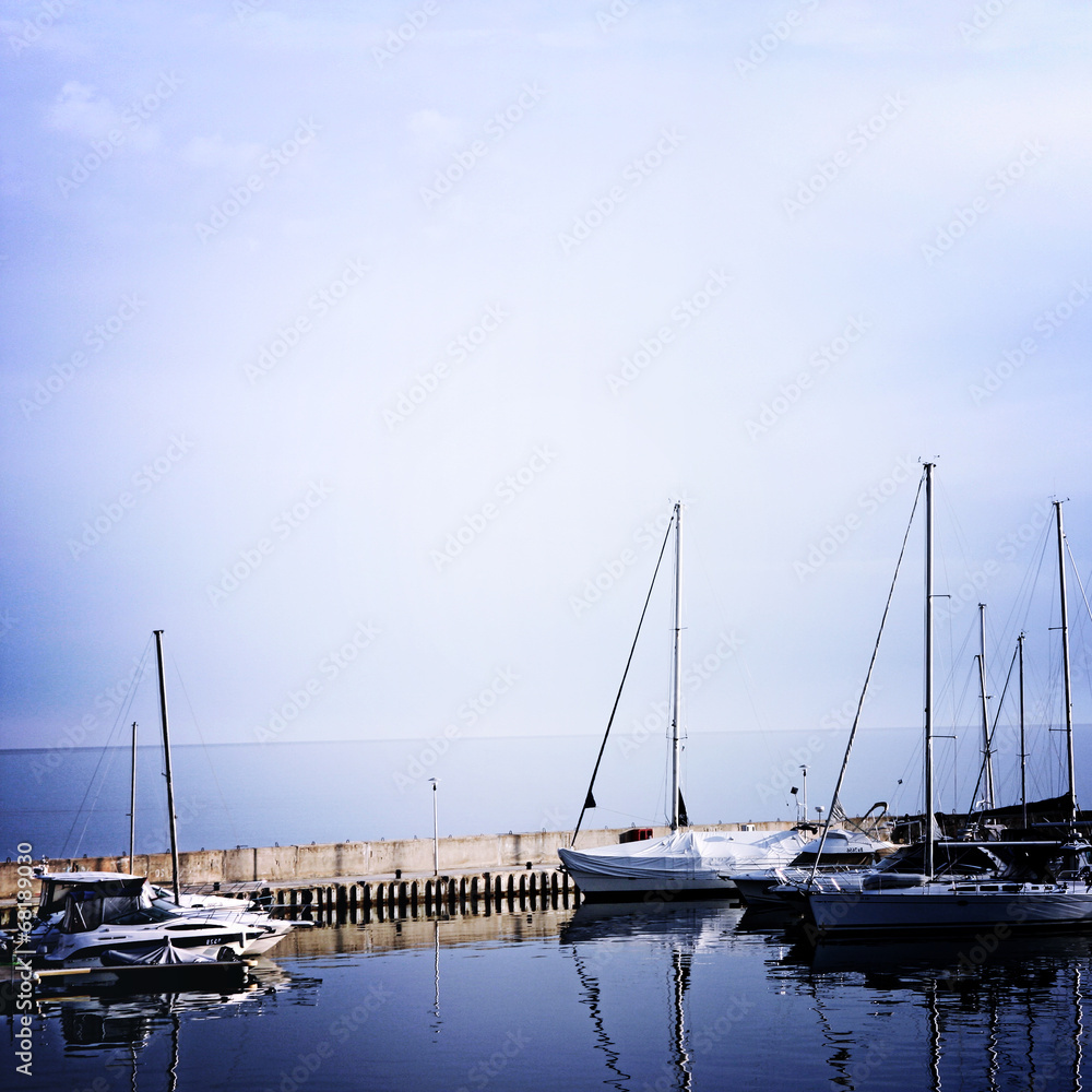 Fototapeta premium Sailing boats