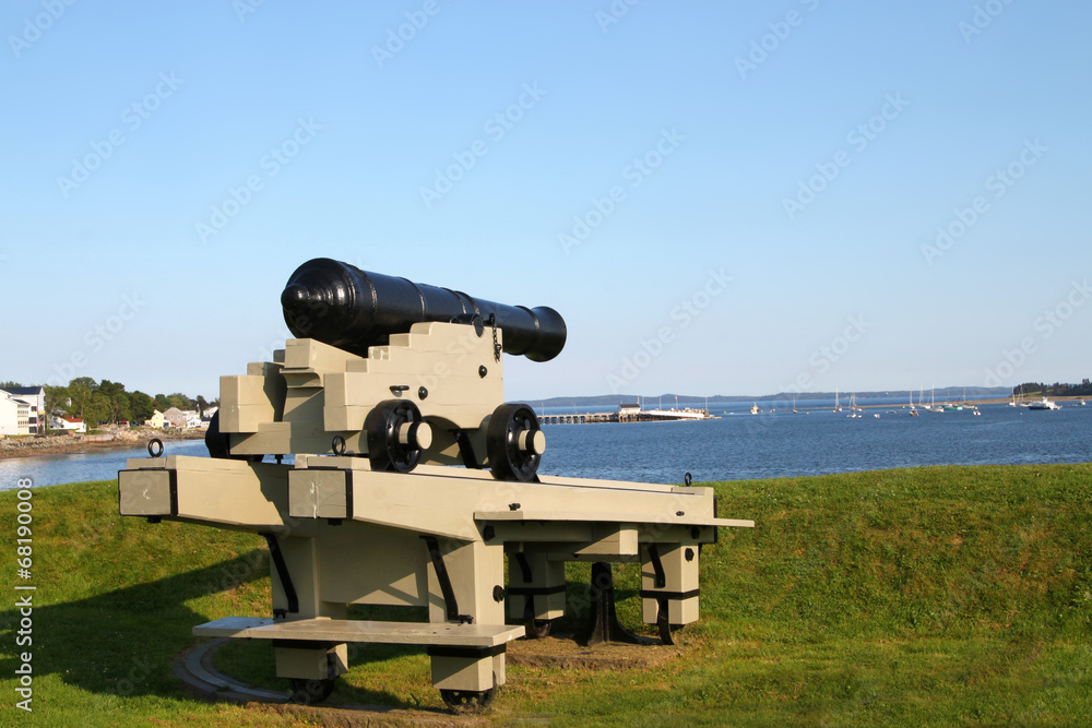Cannon in harbour