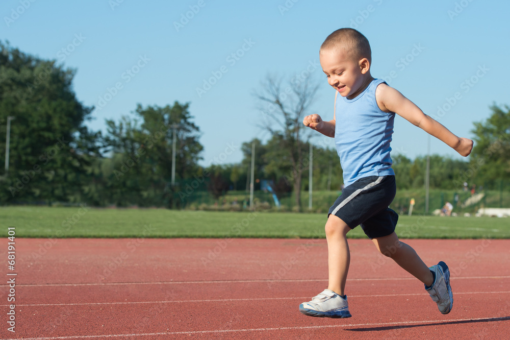 Fototapeta premium boy running