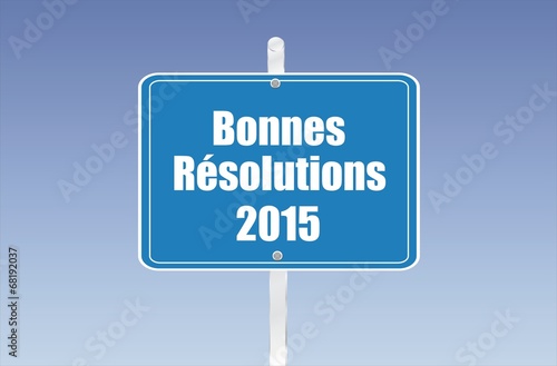 panneau bonnes résolutions 2015