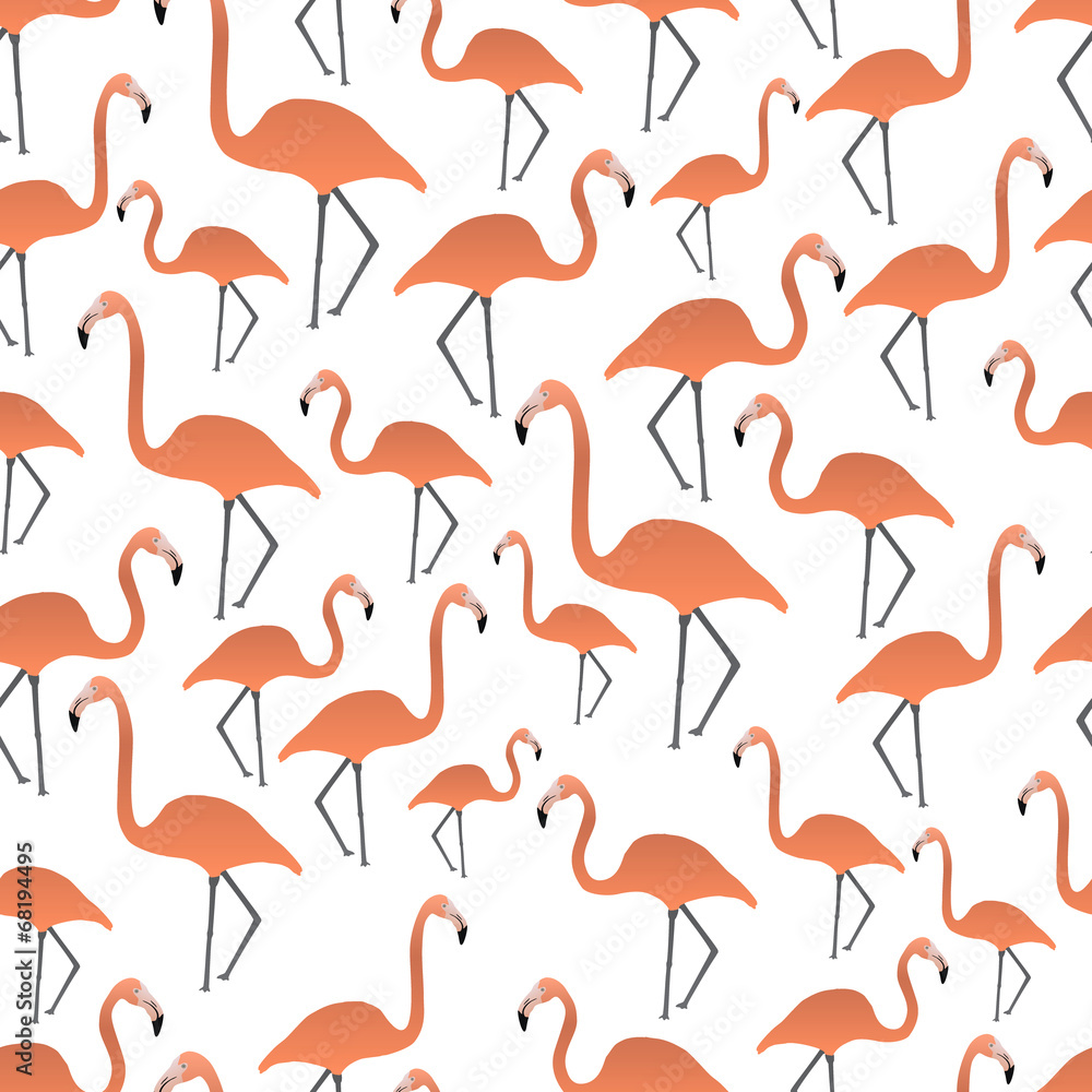 flamingos seamless pattern eps10 flamingos seamless pattern eps10