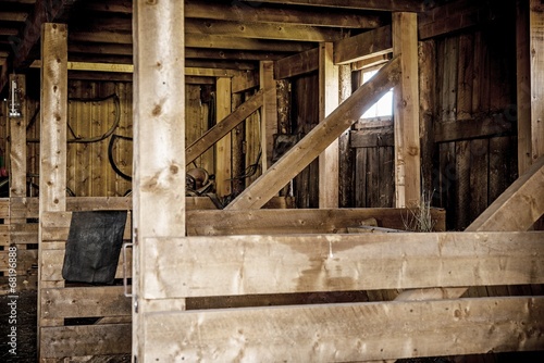 Wooden Barn Interior