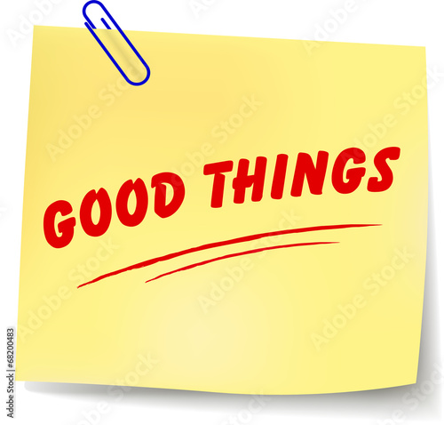Vector good things message