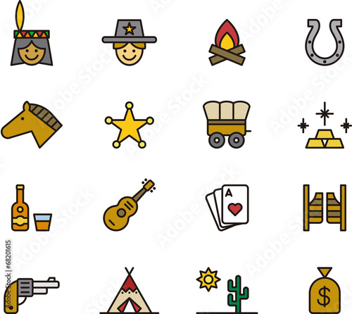 Far West icons