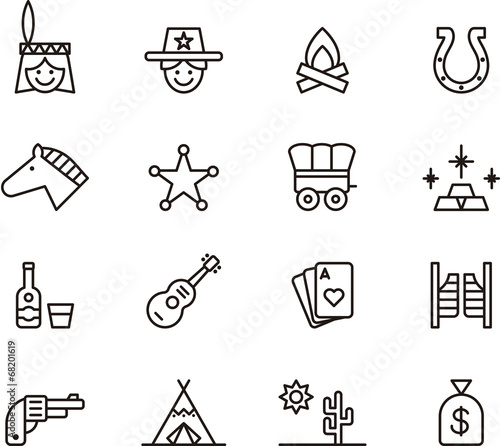 Far West icons