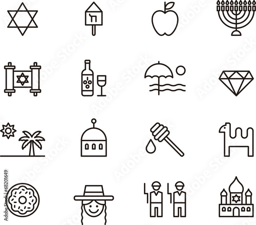 Israel icons