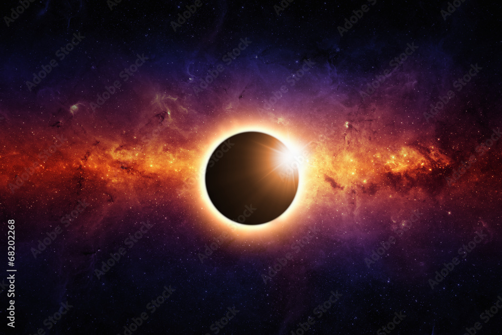Naklejka premium Full eclipse
