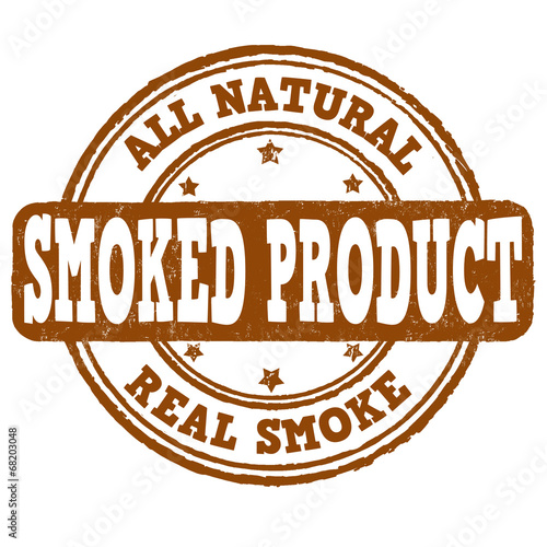 Smoked product stamp