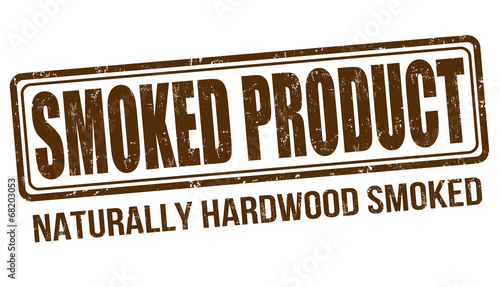Smoked product stamp