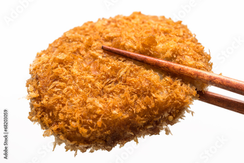 コロッケ croquettes 白背景