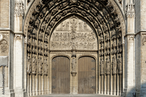 Hauptportal der Liebfrauenkathedrale in Antwerpen