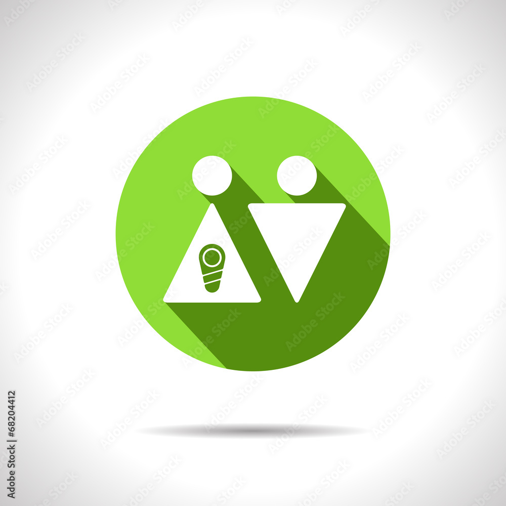 Obraz premium Vector family with child icon. Eps10