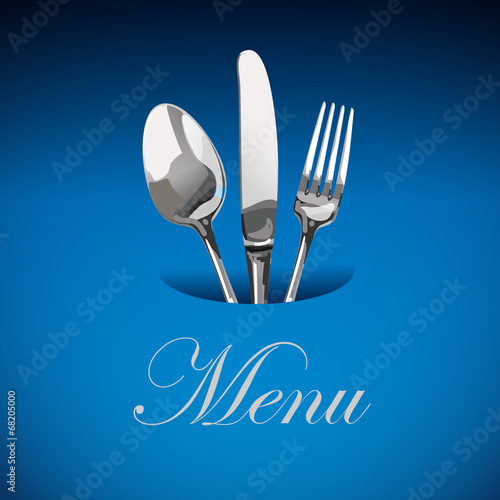 Menu Restaurant Catering  Logo
