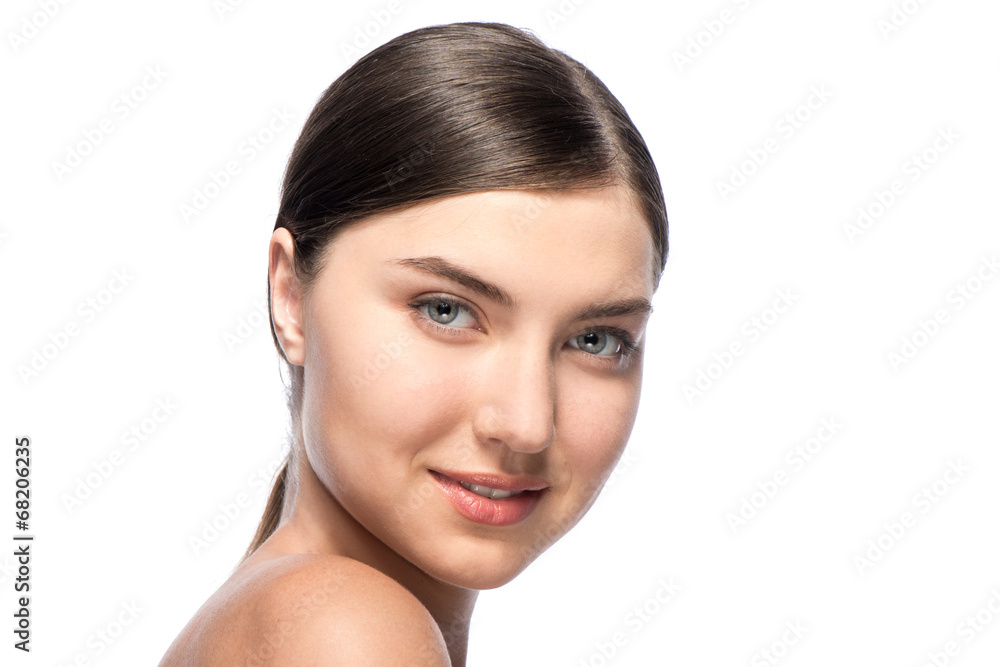 Natural perfection - beautiful young woman, close up Natural perfection - beautiful young woman, close up