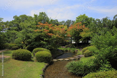 Koko-en Garden in Himeji, Japan