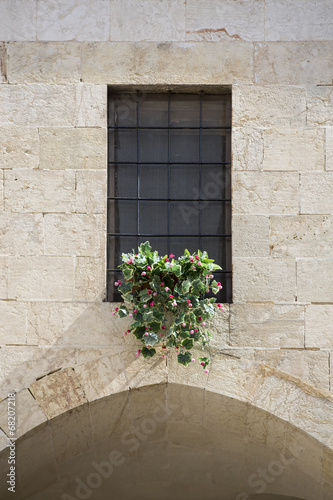 Window of an traditional domestik house in Gaziantep, Turkey