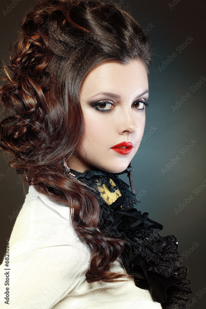 Fototapeta premium steampunk girl