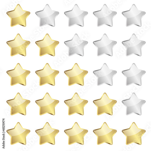 review stars