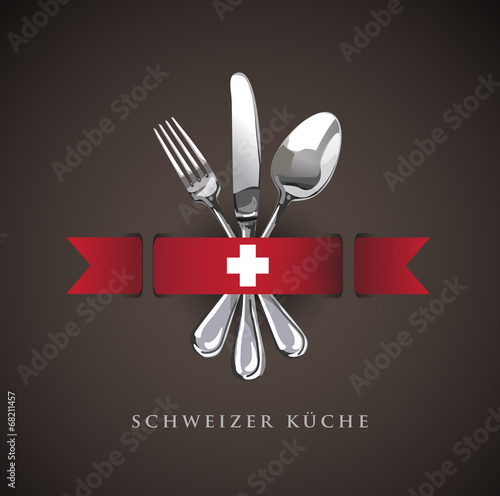 Swiss Restaurant Catering Gastroservice Logo