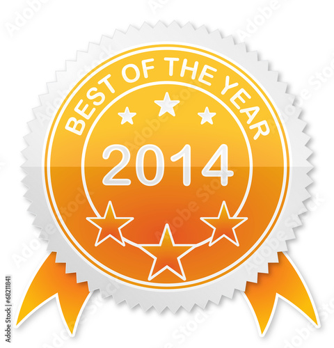 Best of 2014 Vector Label