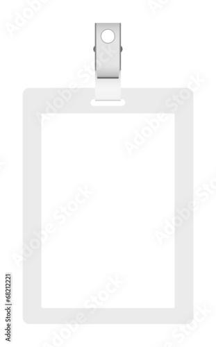 Blank badge, vector illustration