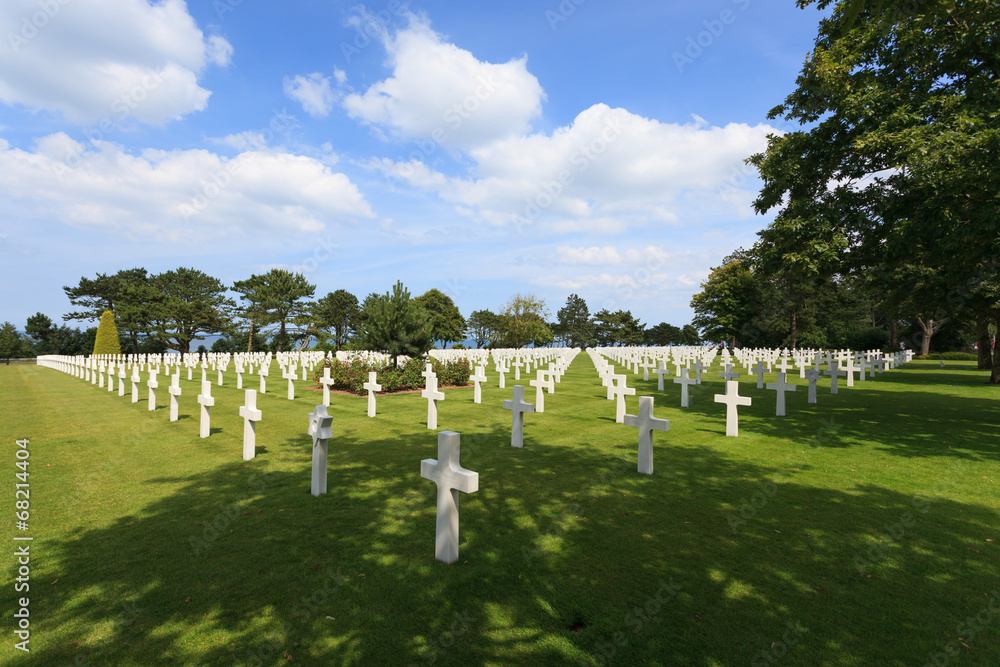 Amerikansk gravplass ved Omaha Beach Amerikansk gravplass ved Omaha Beach