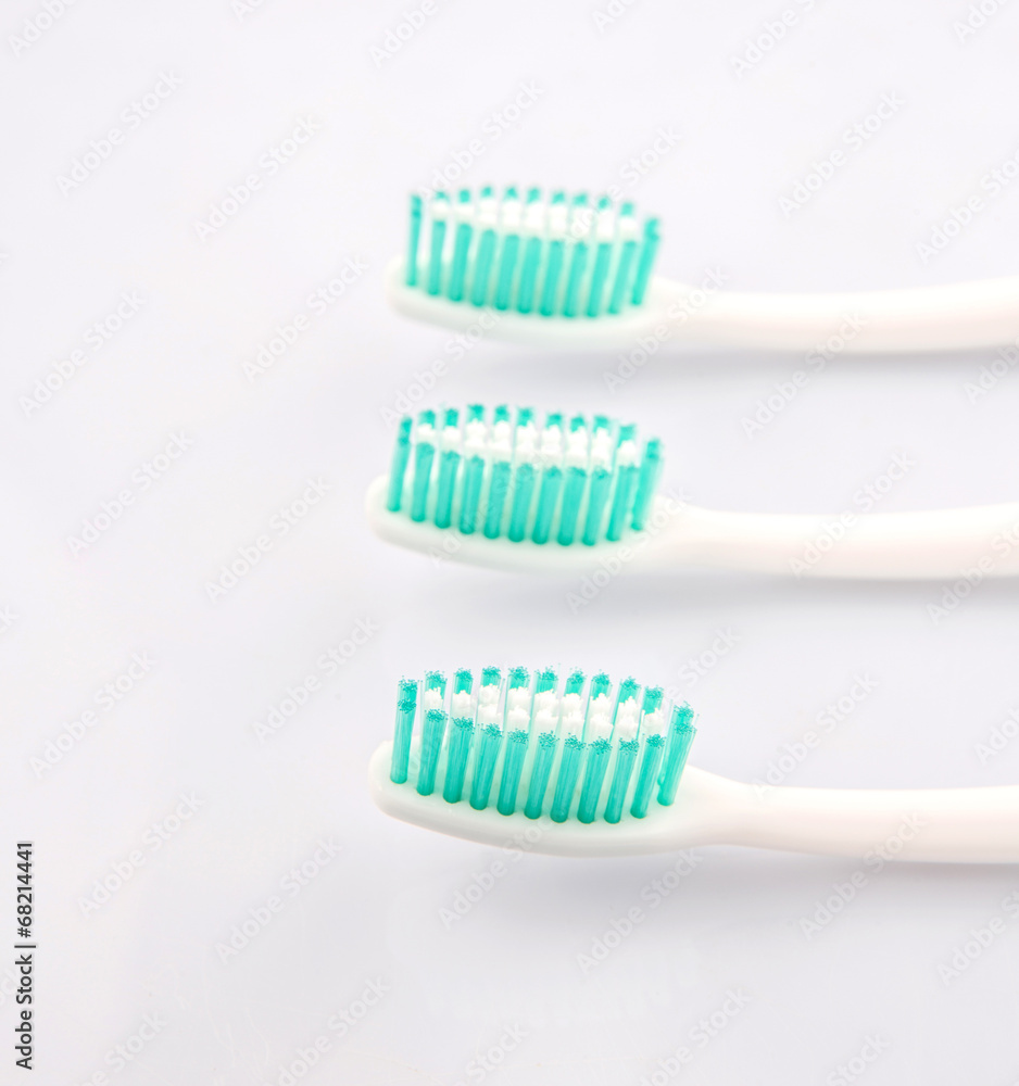 Toothbrush over white background Toothbrush over white background